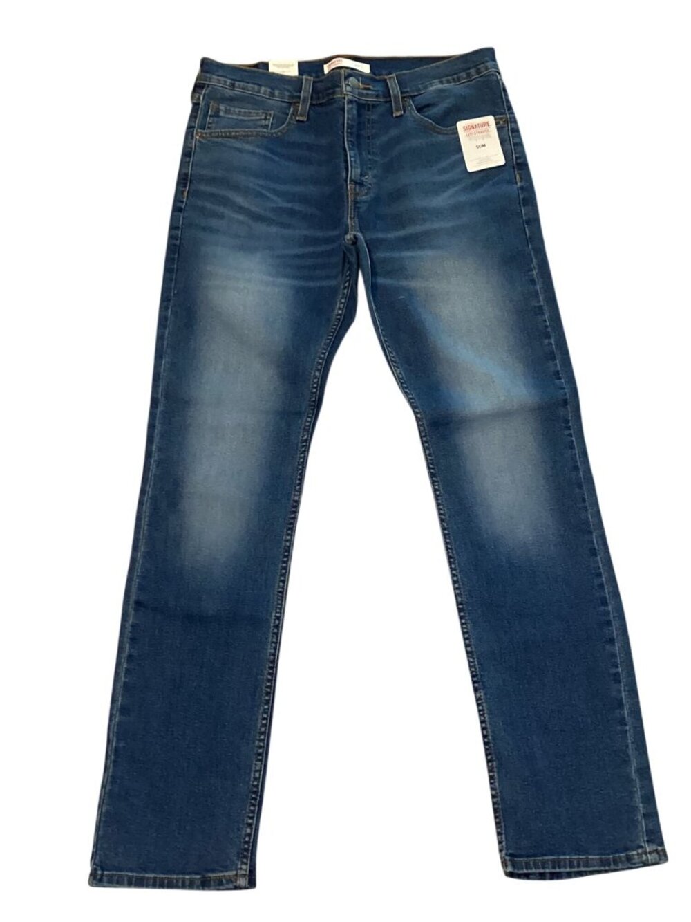 Levi Signature Premium Women's Slim Denim Jeans Mid Rise Size 32X32 New W Tags
